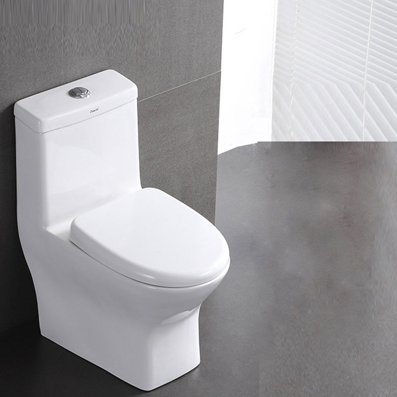 Contemporary One Piece Flush Toilet Floor Mounted Urine Toilet for Washroom