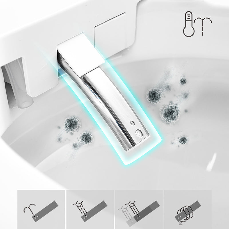 Modern One Piece Toilet Floor Mounted Ceramic Flush Toilet with Toilet Seat