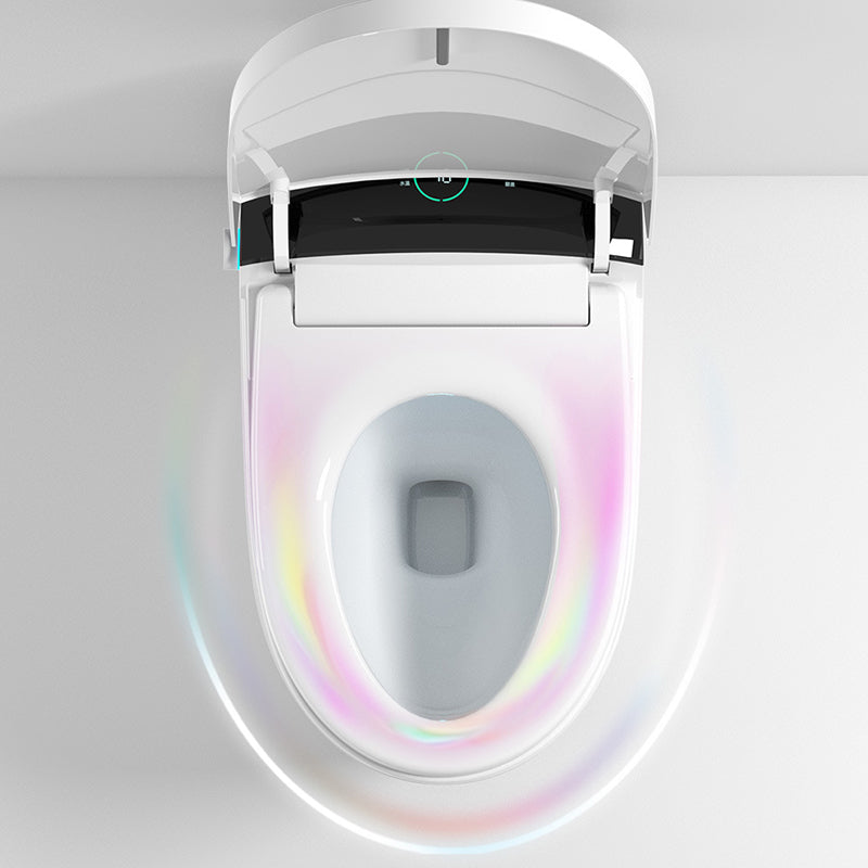Modern One Piece Toilet Floor Mounted Ceramic Flush Toilet with Toilet Seat