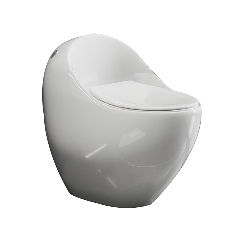 Modern Flush Toilet All-In-One Floor Mounted Porcelain Siphon Jet Toilet Bow