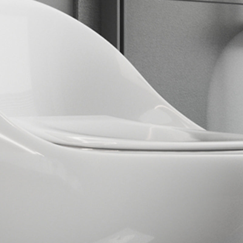 Modern Flush Toilet All-In-One Floor Mounted Porcelain Siphon Jet Toilet Bow