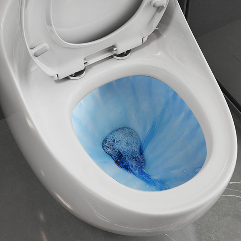 Modern Flush Toilet All-In-One Floor Mounted Porcelain Siphon Jet Toilet Bow