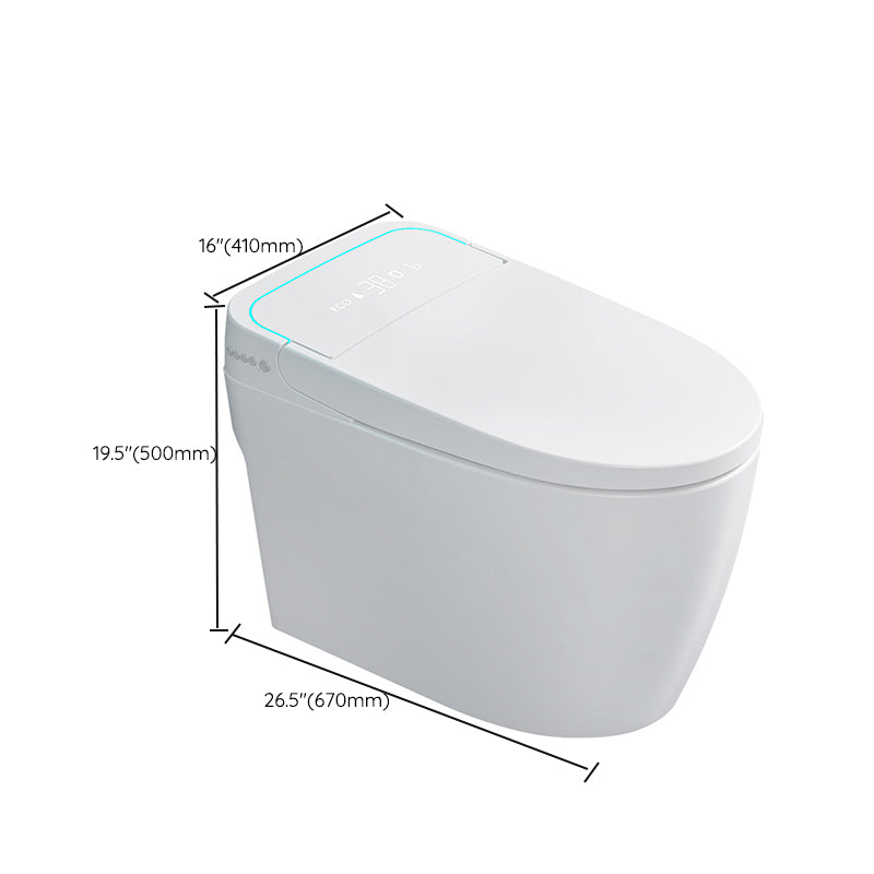 Modern Urine Toilet One-Piece Toilet Floor Mounted ABS Siphon Jet Toilet