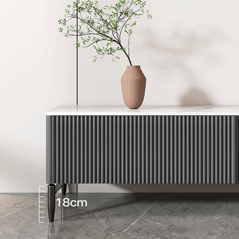 4 Legs Single Coffee Table Rectangle Slate Coffee Table with 4 Drawers