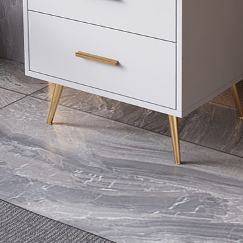 Slate Coffee Table Glam Nesting Coffee Table Set with Storage Drawers