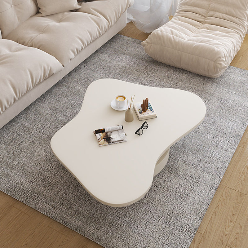 31" Wide Contemporary Coffee Table Pedestal Coffee Cocktail Table