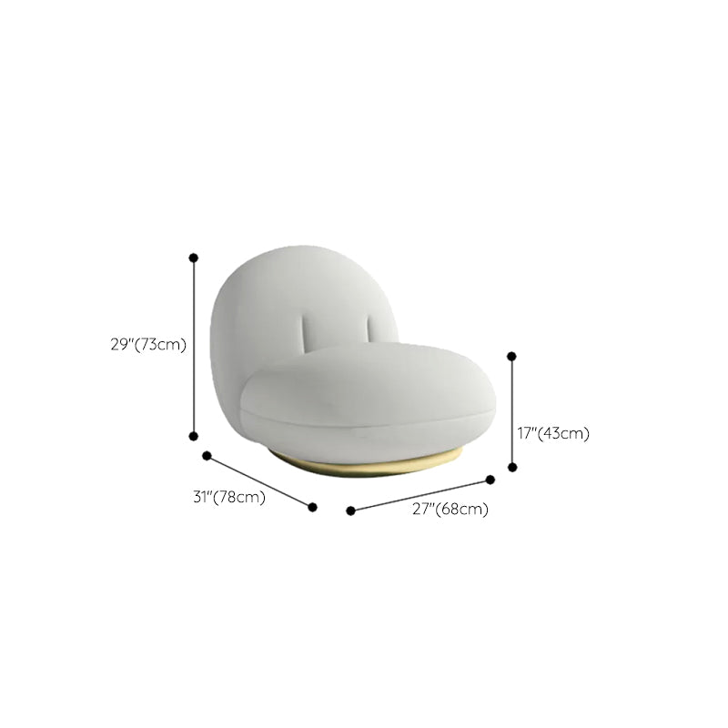Faux Leather Scandinavian Sectional Sofa Stain-resistant White Sectional