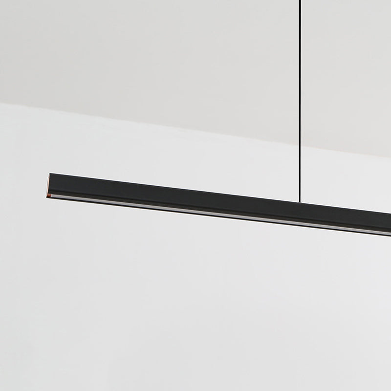 Linear Pendant Chandelier Contemporary Metal 1 Light Island Pendant