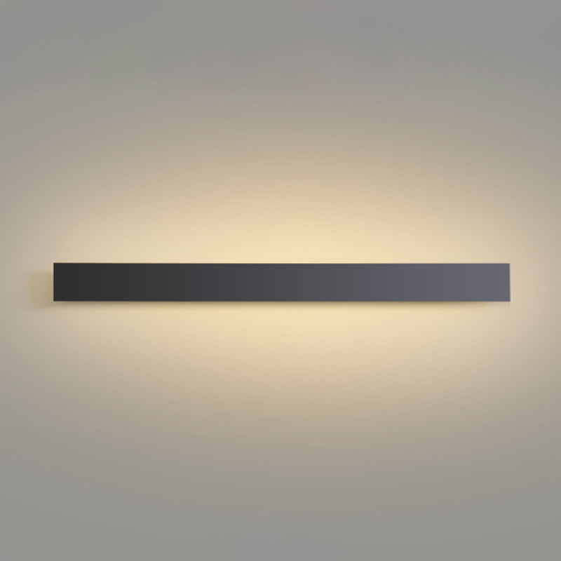 1 Light Linear Wall Lamp Simplicity Metal Wall Mounted Light Fixture