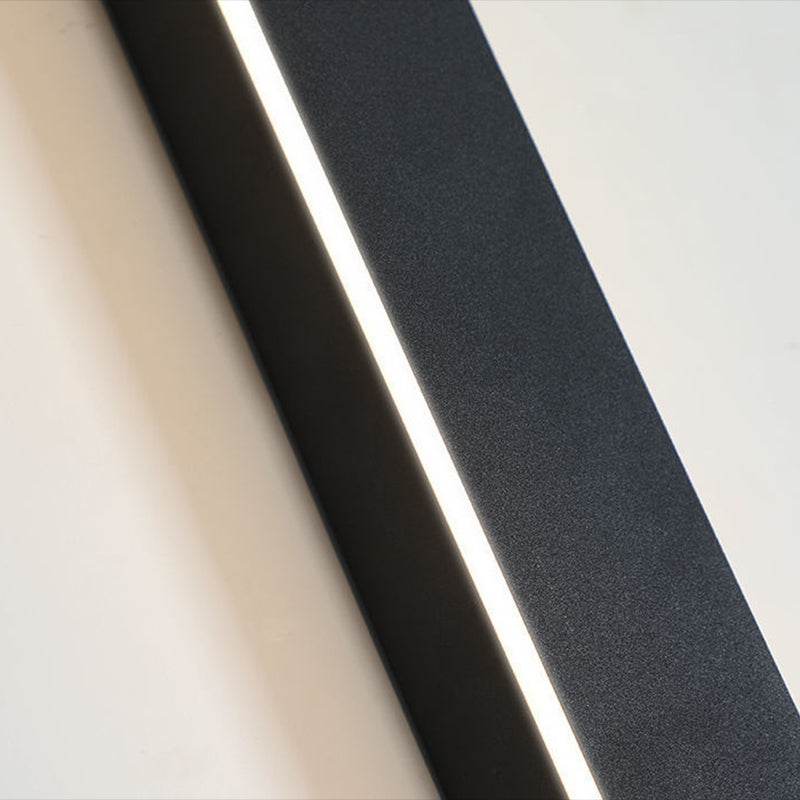 1 Light Linear Wall Lamp Simplicity Metal Wall Mounted Light Fixture