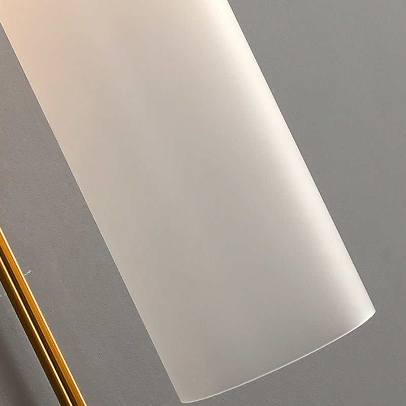 Glass Cylinder Wall Light Sconces Minimalism 1 Light Wall Mounted Lamp