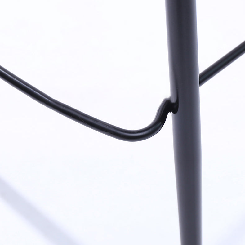 Modern Style Bar Stool Leather Backrest Counter Stool for Home