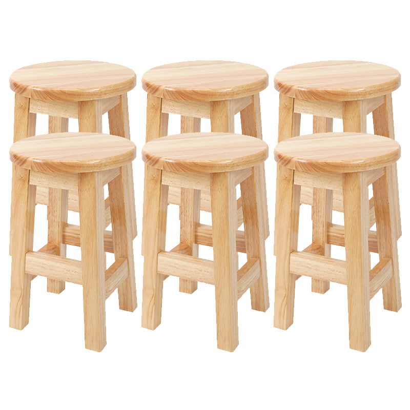 Modern Style Bar Stool Solid Wood Counter Stool for Dining Room