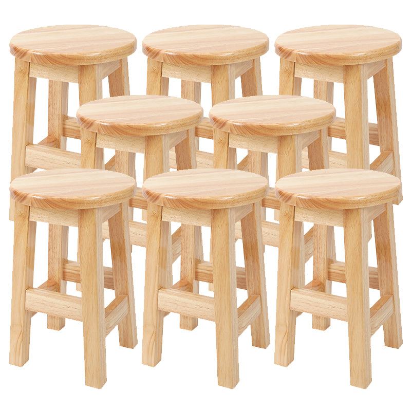 Modern Style Bar Stool Solid Wood Counter Stool for Dining Room