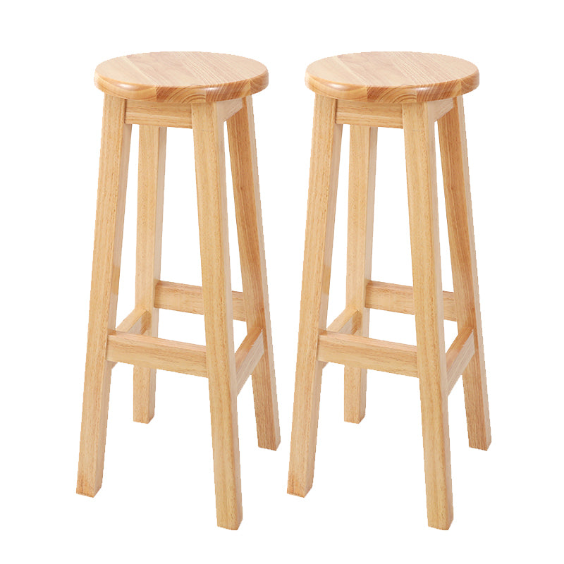 Modern Style Bar Stool Solid Wood Counter Stool for Dining Room