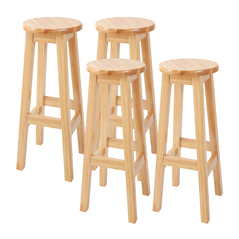 Modern Style Bar Stool Solid Wood Counter Stool for Dining Room