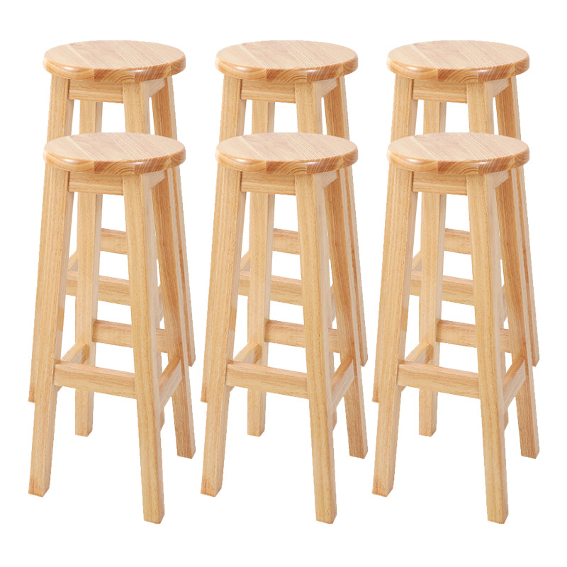 Modern Style Bar Stool Solid Wood Counter Stool for Dining Room