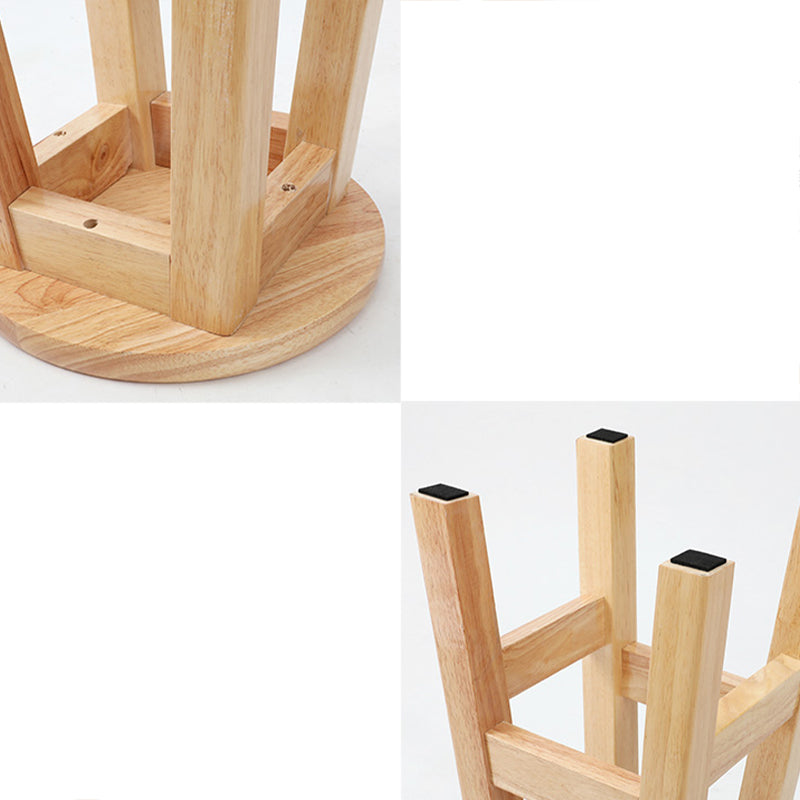 Modern Style Bar Stool Solid Wood Counter Stool for Dining Room