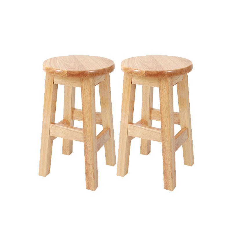 Modern Style Bar Stool Solid Wood Counter Stool for Dining Room