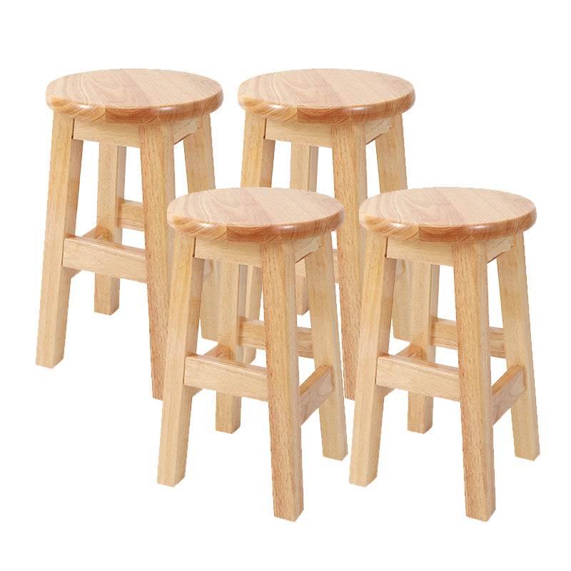 Modern Style Bar Stool Solid Wood Counter Stool for Dining Room