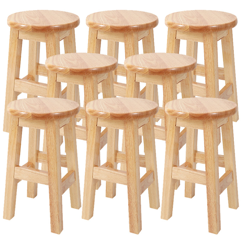 Modern Style Bar Stool Solid Wood Counter Stool for Dining Room