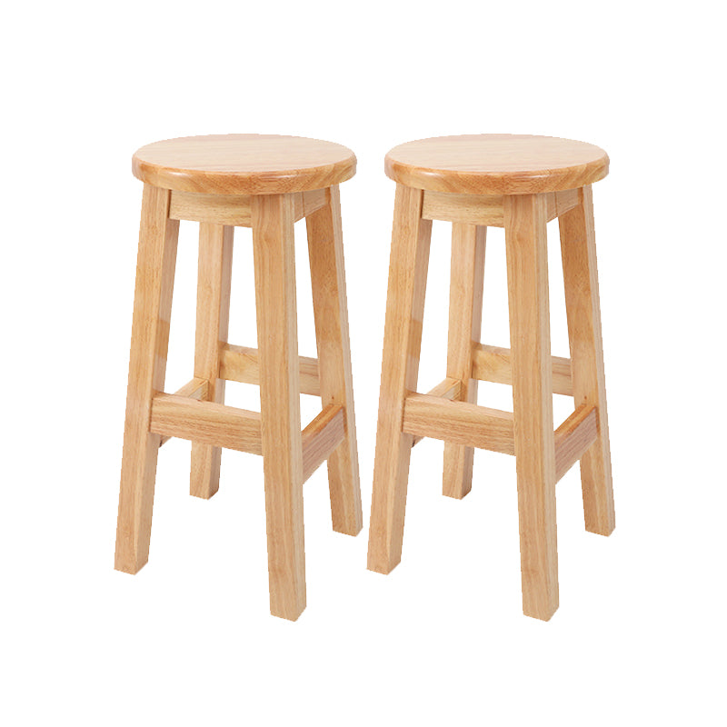 Modern Style Bar Stool Solid Wood Counter Stool for Dining Room