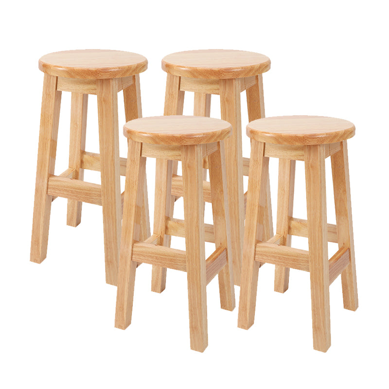 Modern Style Bar Stool Solid Wood Counter Stool for Dining Room