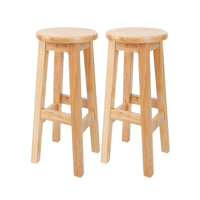 Modern Style Bar Stool Solid Wood Counter Stool for Dining Room