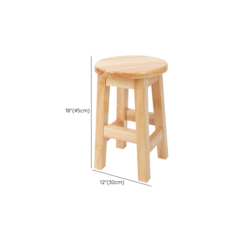 Modern Style Bar Stool Solid Wood Counter Stool for Dining Room