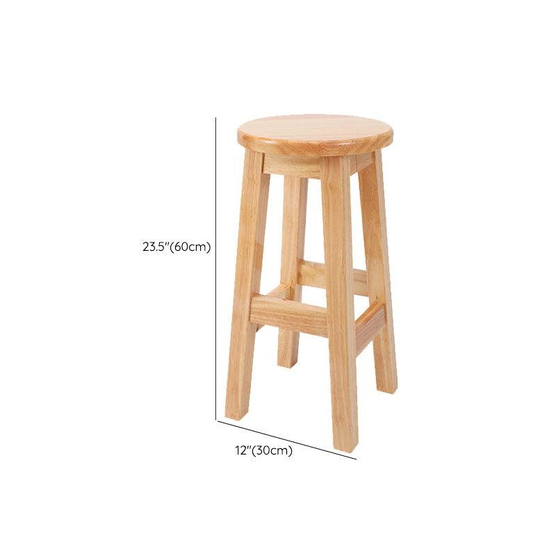 Modern Style Bar Stool Solid Wood Counter Stool for Dining Room