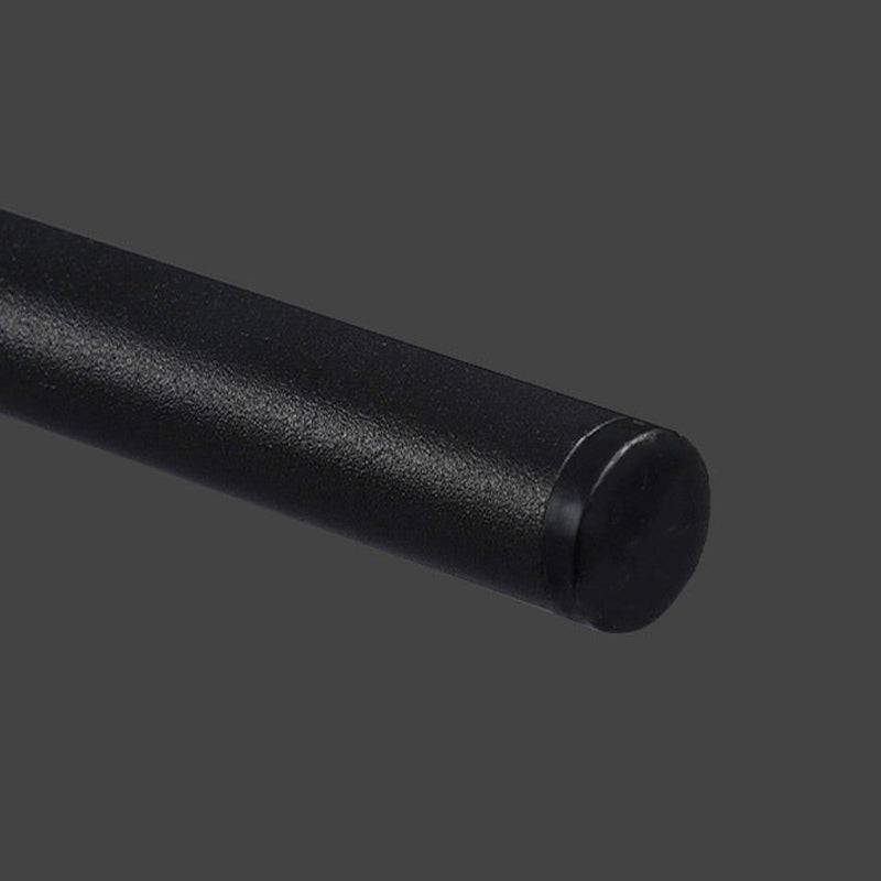 Faux Leather Dining Stools Industrial Bar Stools with Black Metal Base