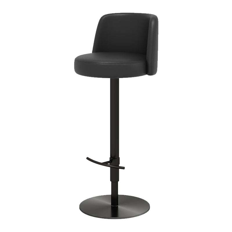 Glam Bar Stool Adjustable Height Counter Stool for Bristol with Swivel
