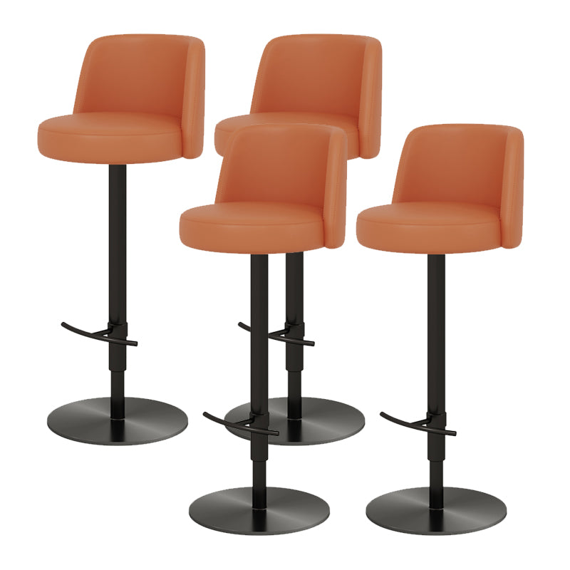 Glam Bar Stool Adjustable Height Counter Stool for Bristol with Swivel