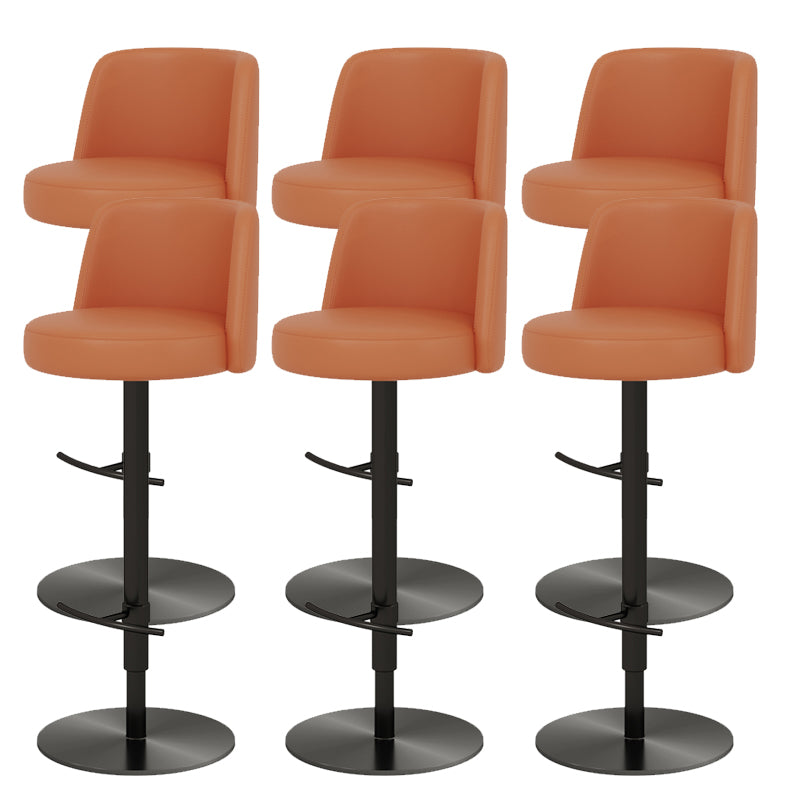 Glam Bar Stool Adjustable Height Counter Stool for Bristol with Swivel