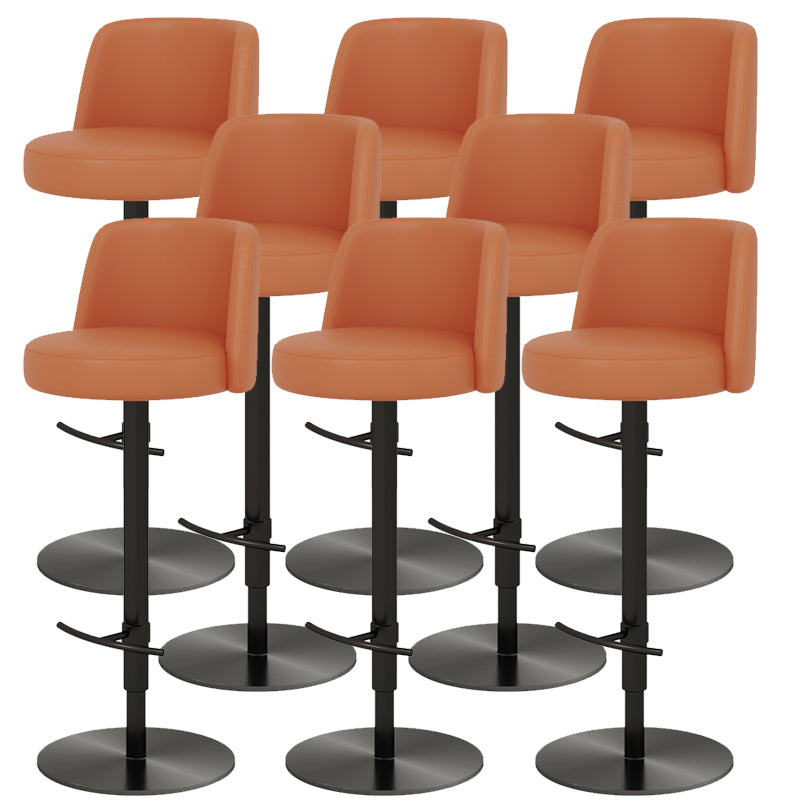 Glam Bar Stool Adjustable Height Counter Stool for Bristol with Swivel