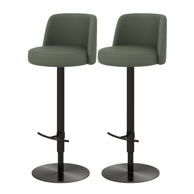 Glam Bar Stool Adjustable Height Counter Stool for Bristol with Swivel