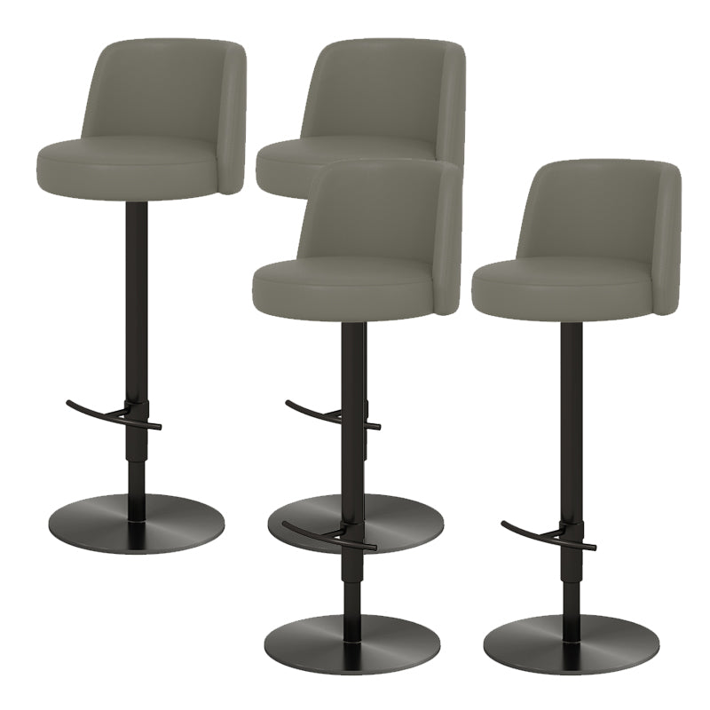 Glam Bar Stool Adjustable Height Counter Stool for Bristol with Swivel