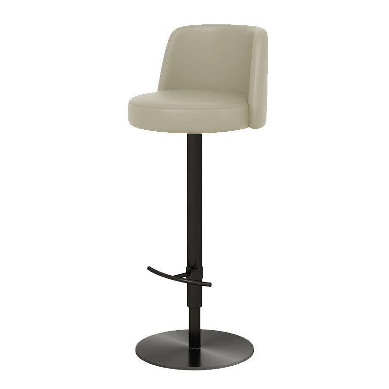 Glam Bar Stool Adjustable Height Counter Stool for Bristol with Swivel