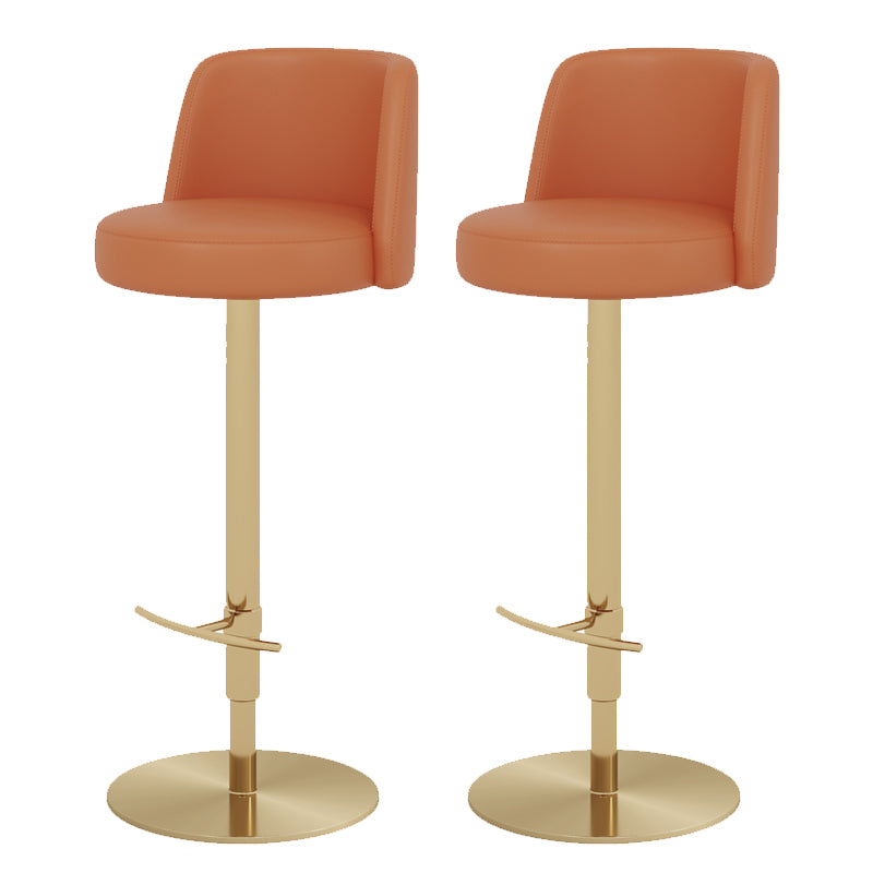 Glam Bar Stool Adjustable Height Counter Stool for Bristol with Swivel