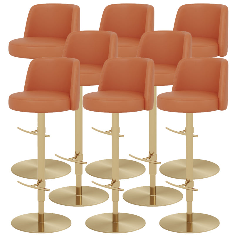 Glam Bar Stool Adjustable Height Counter Stool for Bristol with Swivel