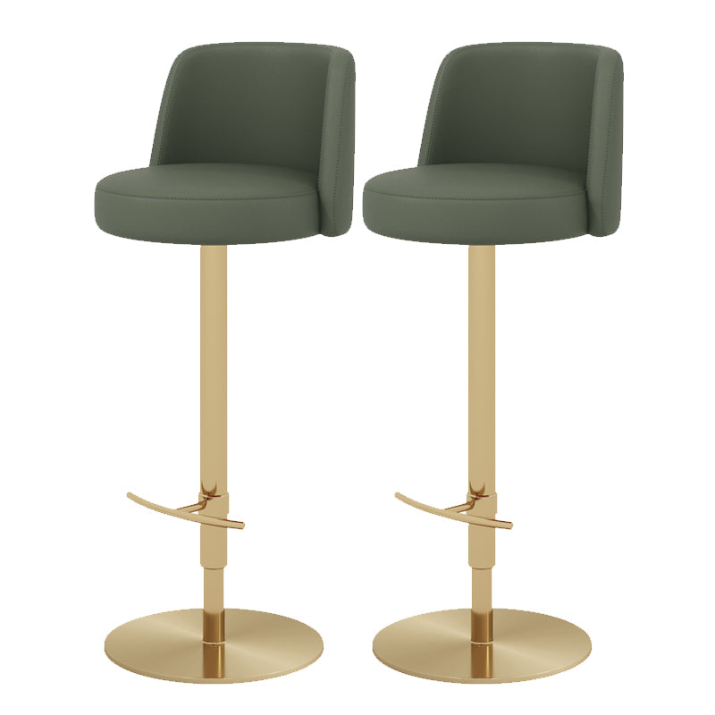 Glam Bar Stool Adjustable Height Counter Stool for Bristol with Swivel