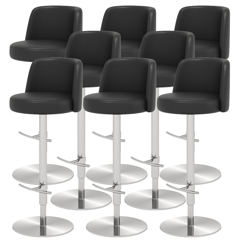 Glam Bar Stool Adjustable Height Counter Stool for Bristol with Swivel