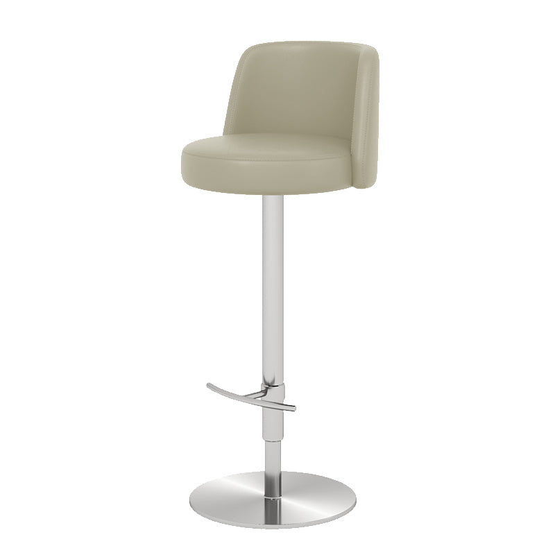 Glam Bar Stool Adjustable Height Counter Stool for Bristol with Swivel