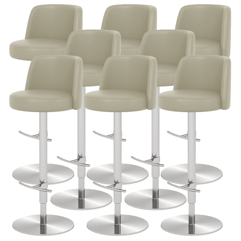 Glam Bar Stool Adjustable Height Counter Stool for Bristol with Swivel