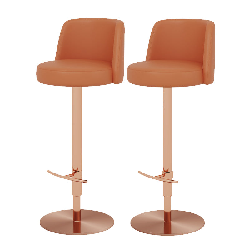 Glam Bar Stool Adjustable Height Counter Stool for Bristol with Swivel