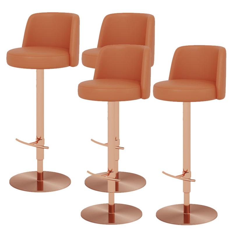 Glam Bar Stool Adjustable Height Counter Stool for Bristol with Swivel