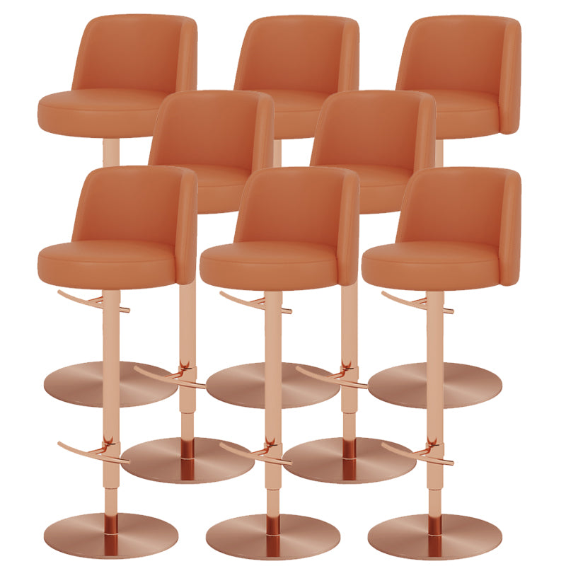 Glam Bar Stool Adjustable Height Counter Stool for Bristol with Swivel