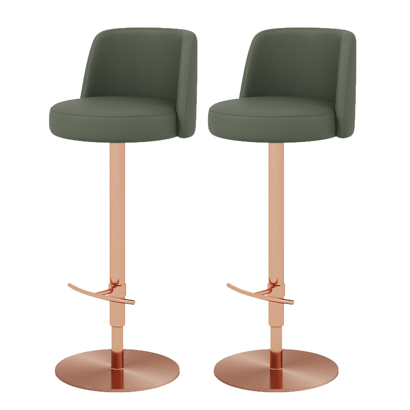 Glam Bar Stool Adjustable Height Counter Stool for Bristol with Swivel