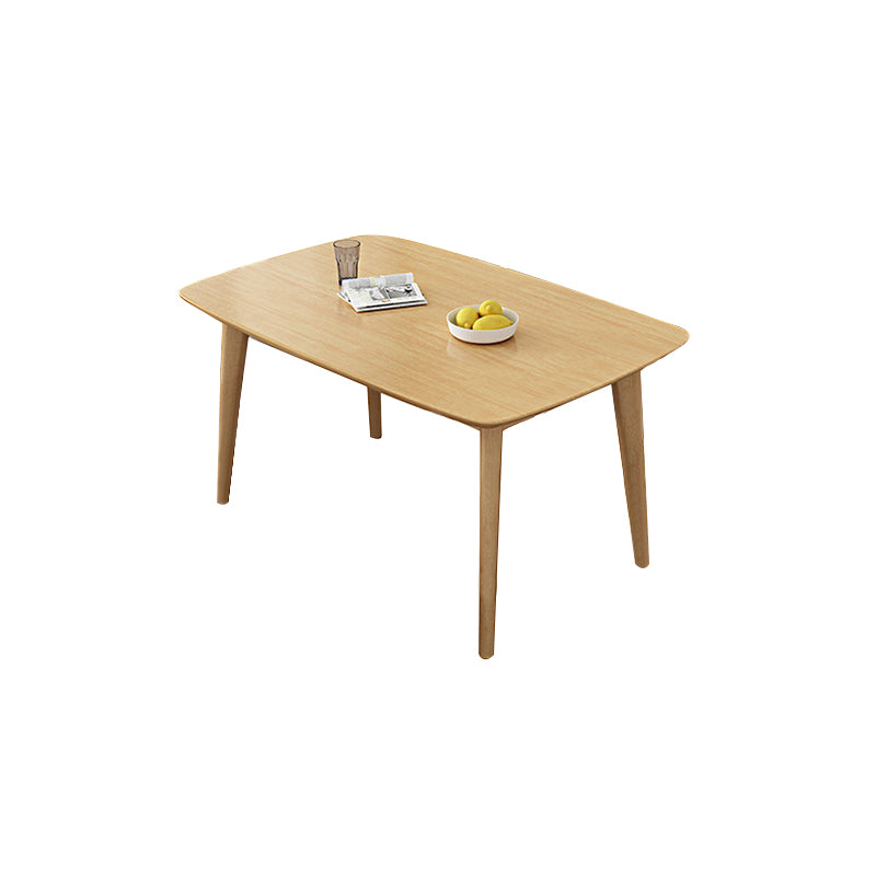 Solid Wood Dining Room Table Modern Dining Table for Kitchen