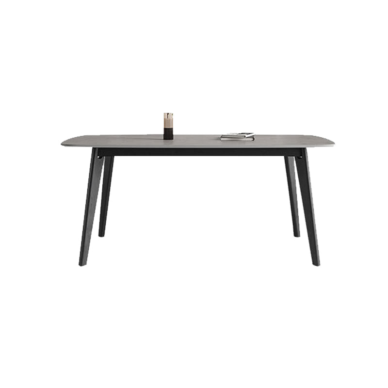 Home Dinner Room Kitchen Table Black Frame Contemporary Dining Table